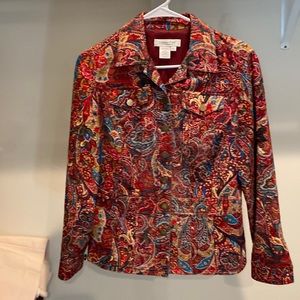 Coldwater creek ladies corduroy Jean-style jacket